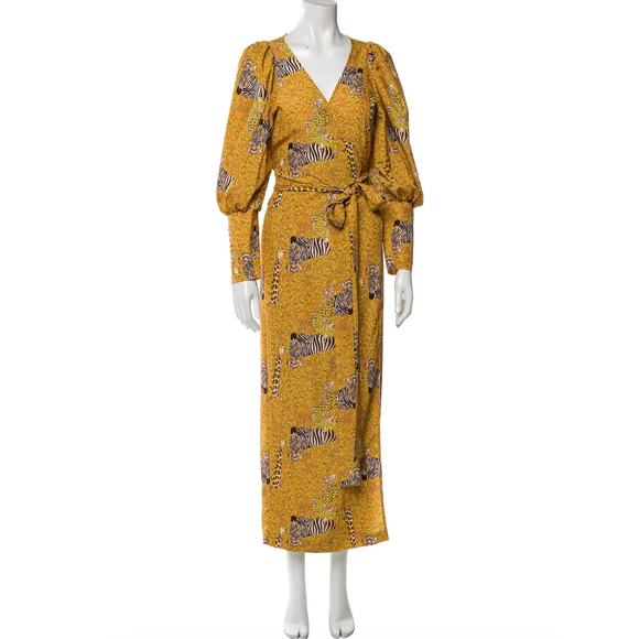 Rhode Resort Aspen Serengeti Wrap Maxi Dress - Picture 7 of 10